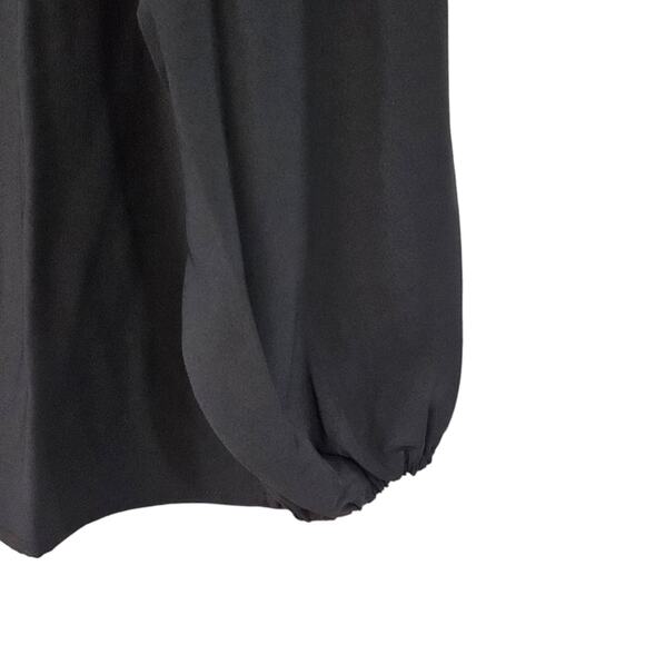 NWT J. Crew Puff Sleeve Satin-Back Crepe Top Size Large Petite - Picture 3 of 6